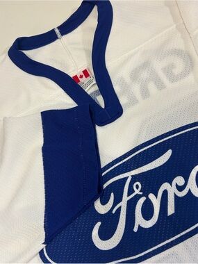 Vintage Wayne Gretzky #99 Ford CCM Maska Hockey Jersey Air Knit Large